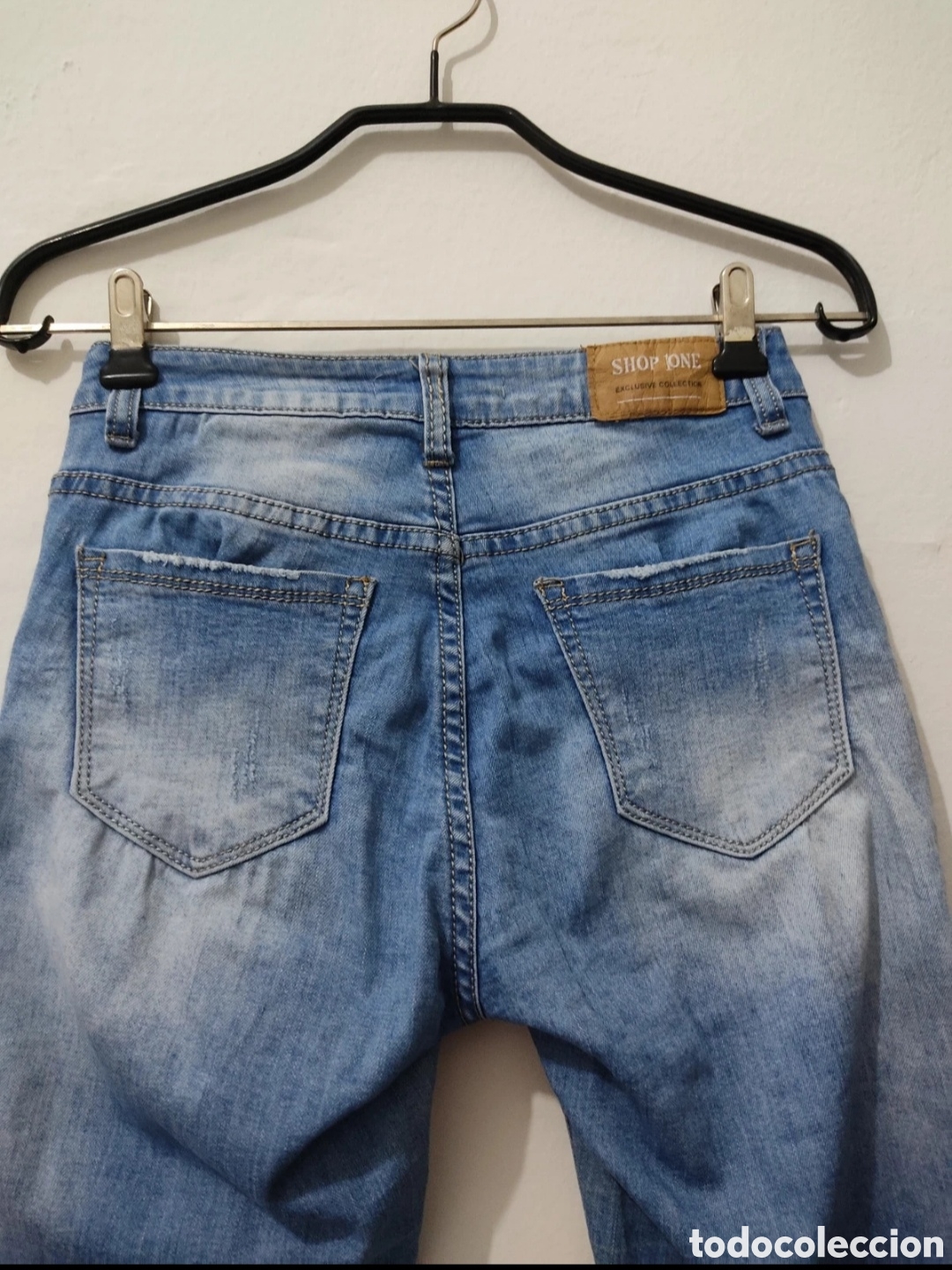 Segunda mano: Vaqueros Pitillo con Pedrer&iacute;a para mujer 34 marca Shop One - Foto 6