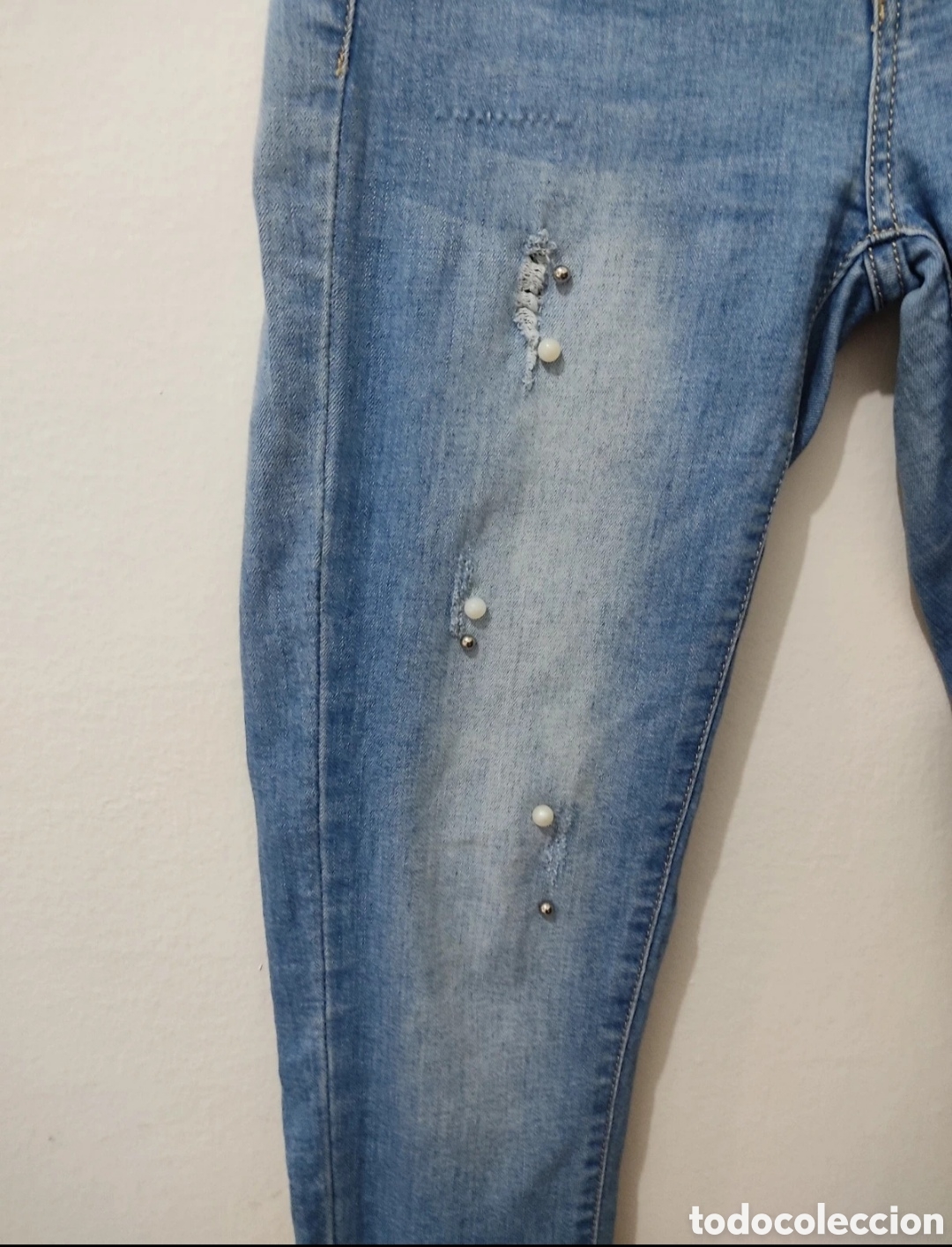 Segunda mano: Vaqueros Pitillo con Pedrer&iacute;a para mujer 34 marca Shop One - Foto 14