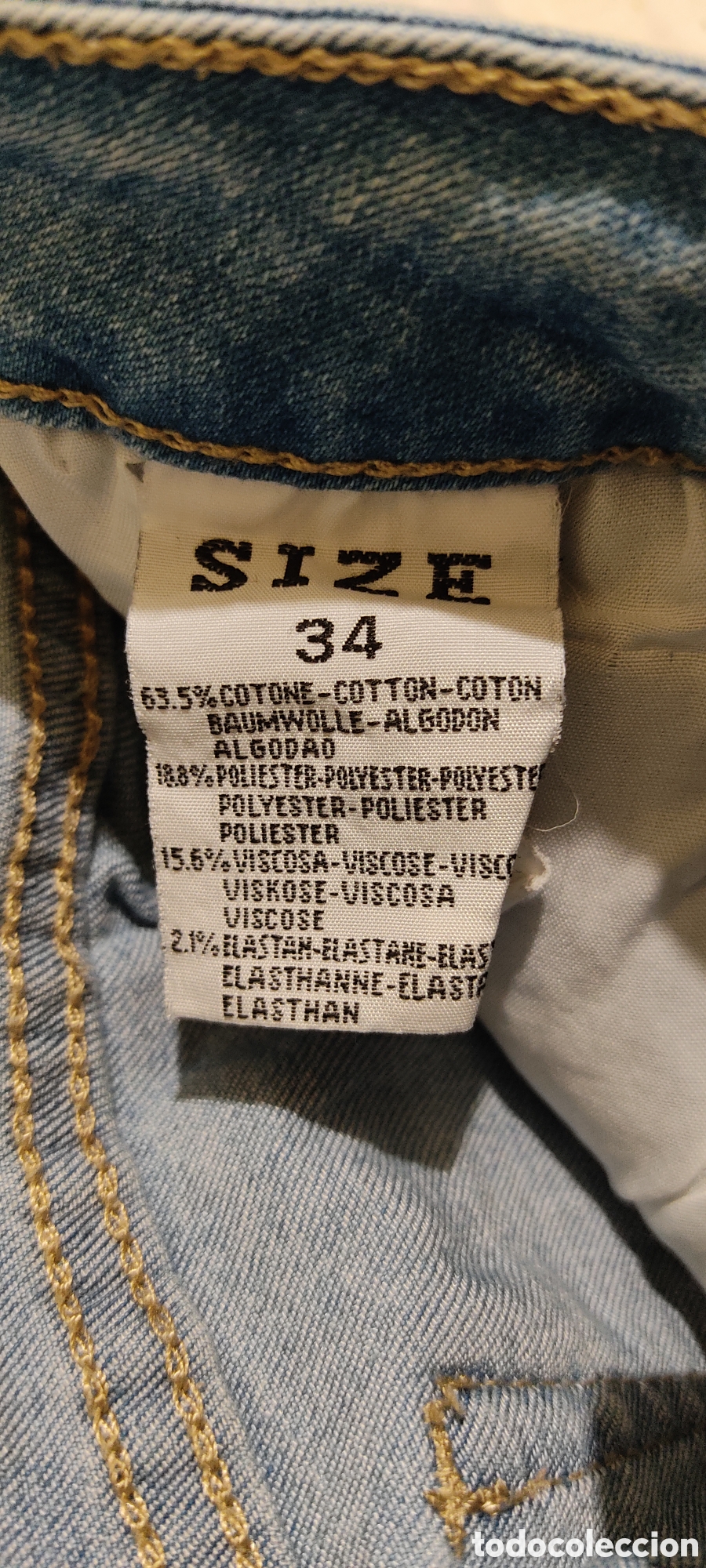 Segunda mano: Vaqueros Pitillo con Pedrer&iacute;a para mujer 34 marca Shop One - Foto 26