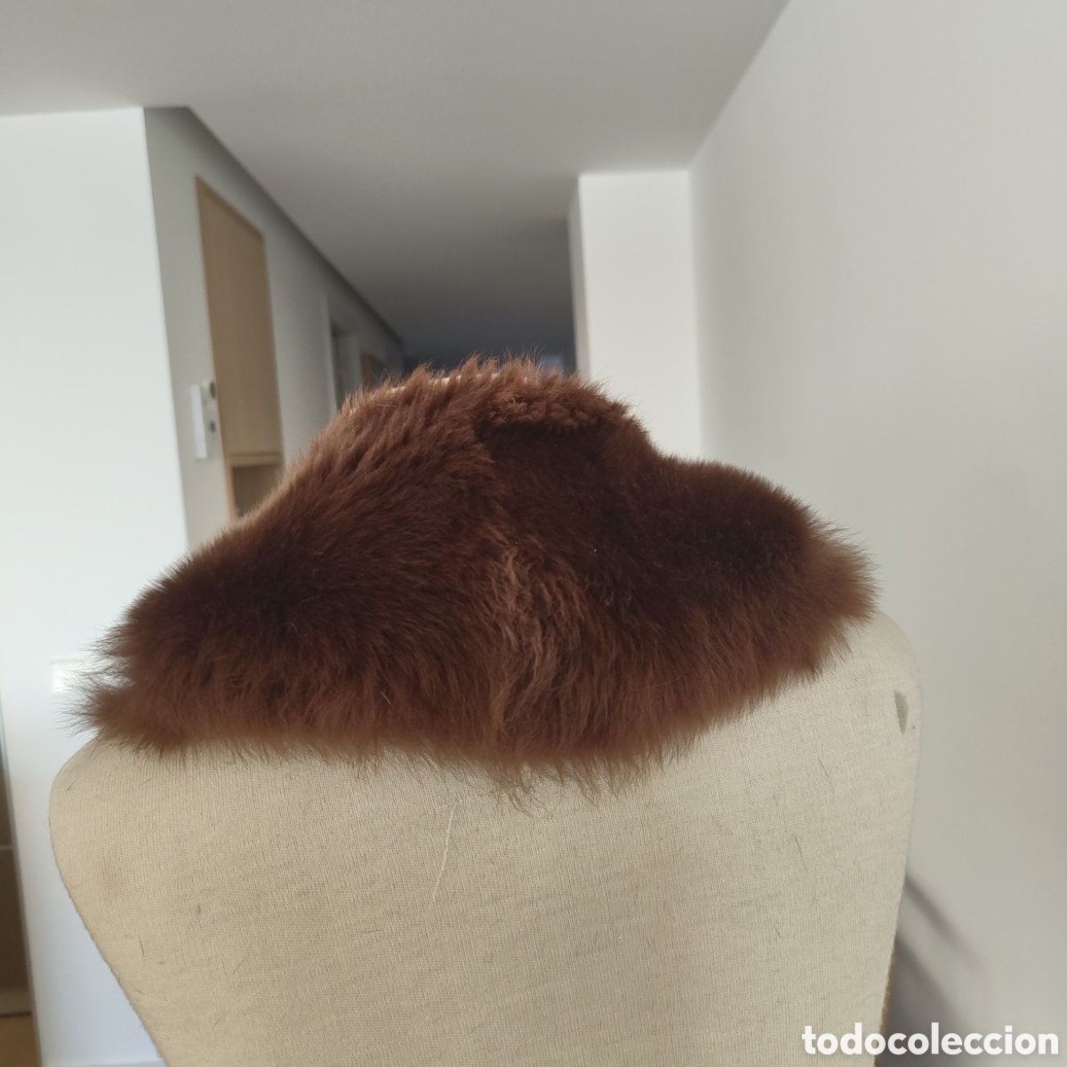 Segunda mano: Cuello de piel natural maron - Foto 4