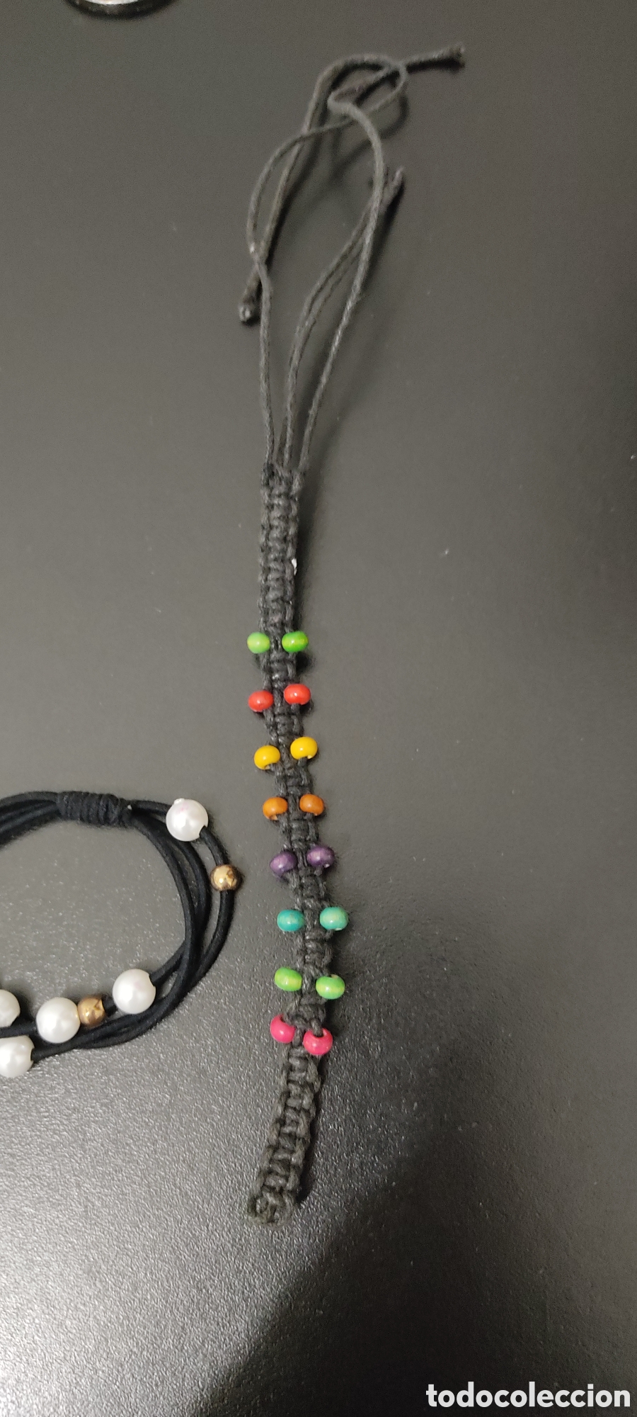 Segunda mano: Set Variado para mujer Pulsera M&aacute;s Coletero Perlas - Foto 2