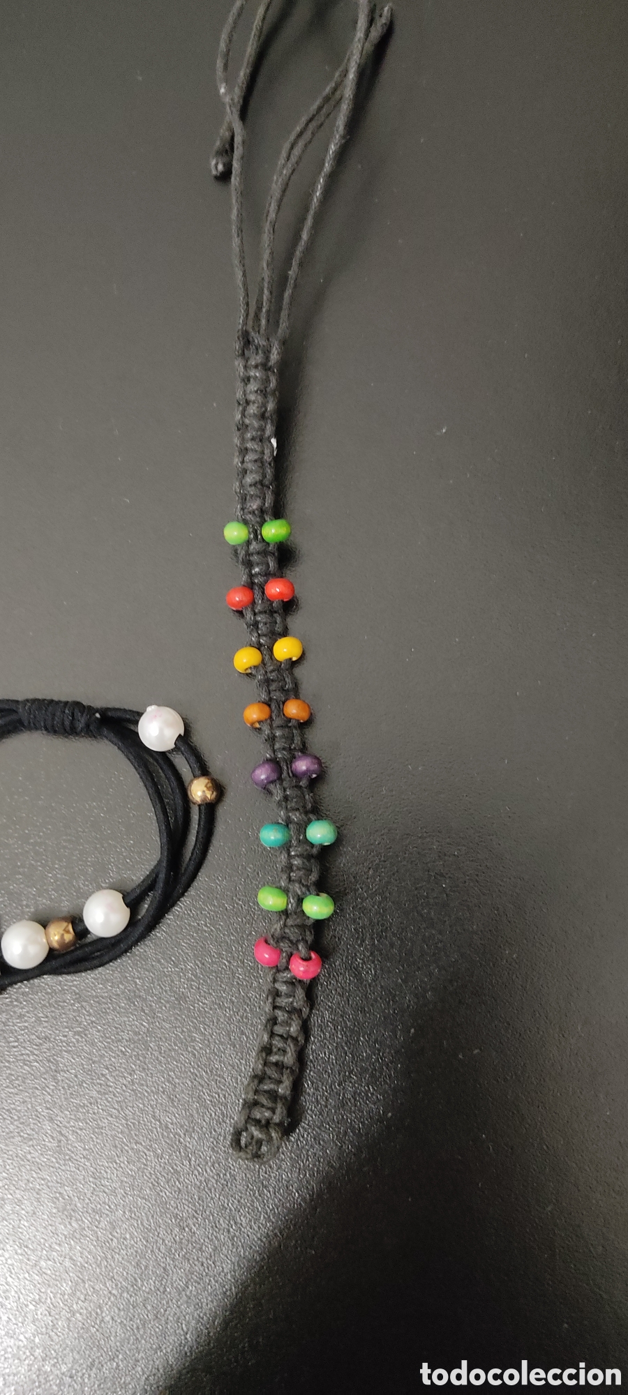 Segunda mano: Set Variado para mujer Pulsera M&aacute;s Coletero Perlas - Foto 3