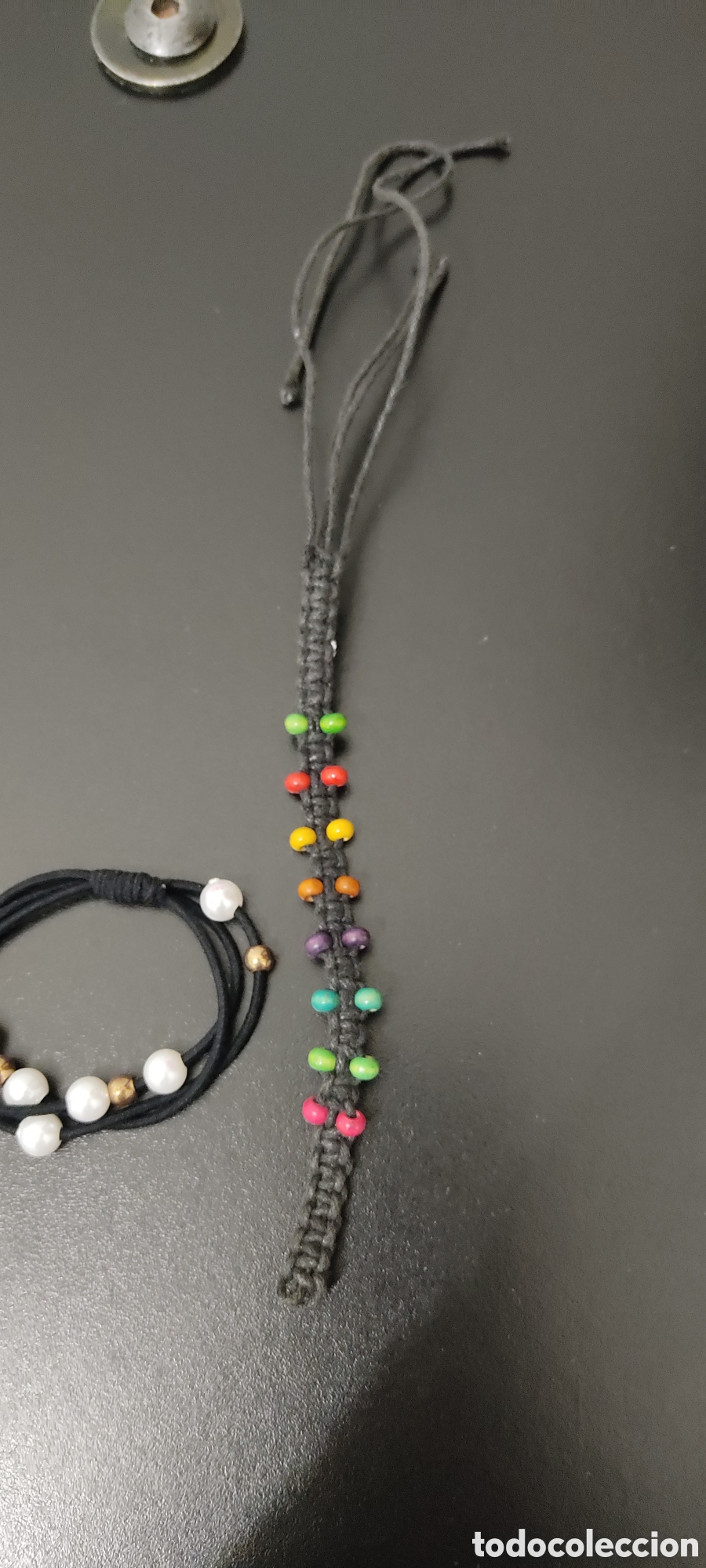 Segunda mano: Set Variado para mujer Pulsera M&aacute;s Coletero Perlas - Foto 7