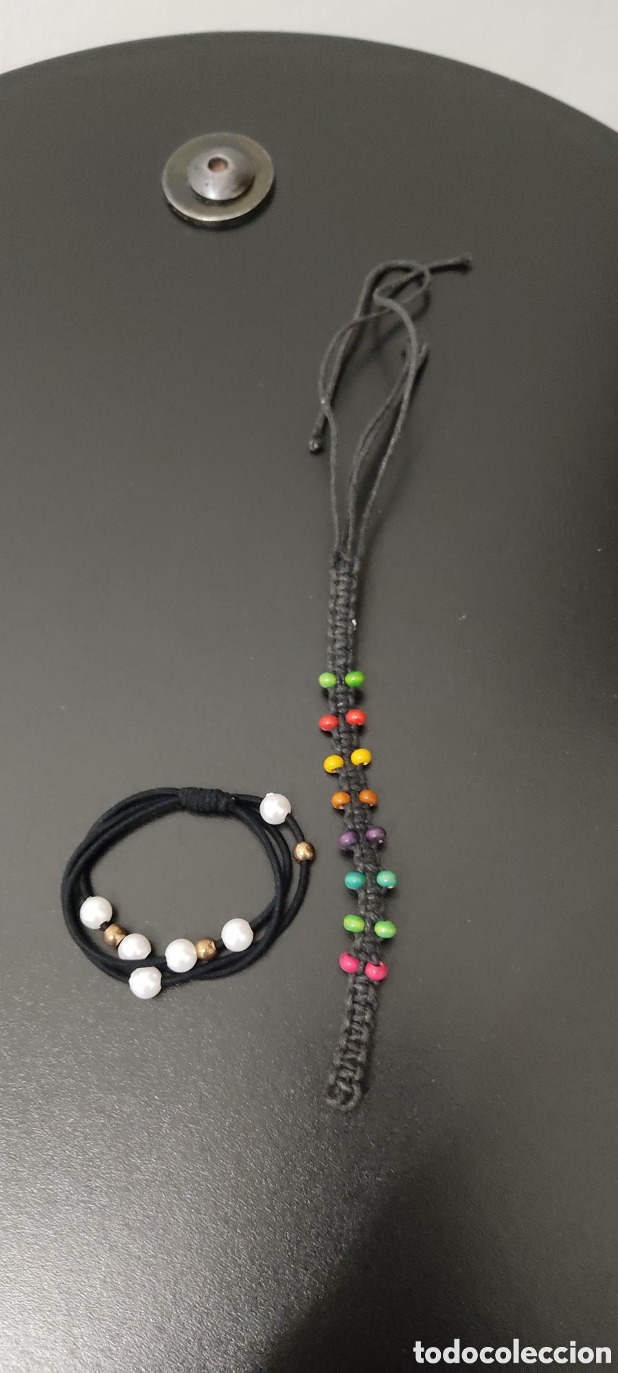 Segunda mano: Set Variado para mujer Pulsera M&aacute;s Coletero Perlas - Foto 9