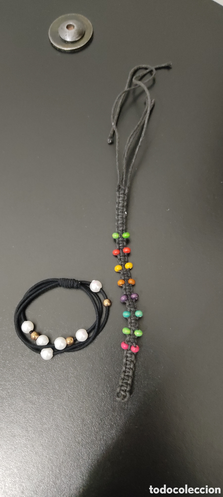 Segunda mano: Set Variado para mujer Pulsera M&aacute;s Coletero Perlas - Foto 10