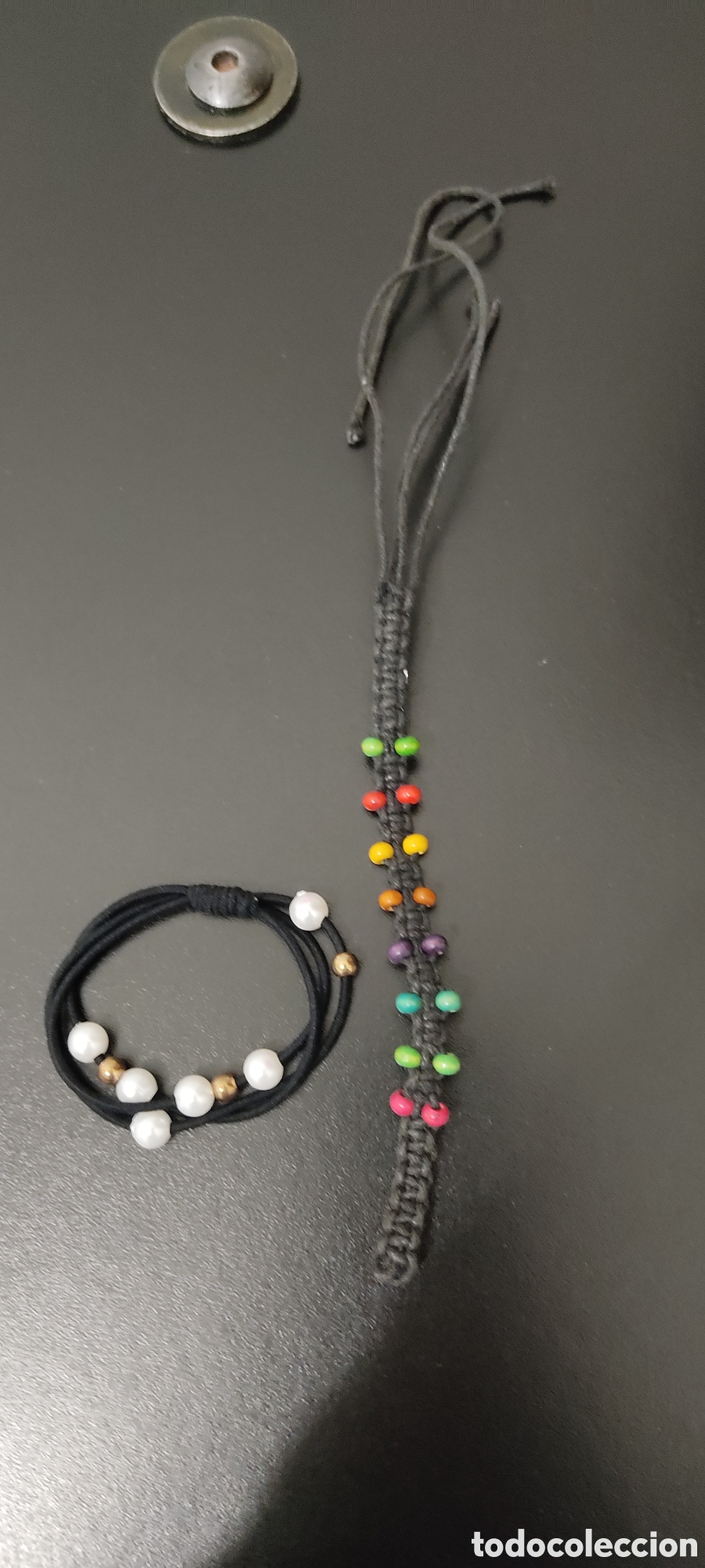 Segunda mano: Set Variado para mujer Pulsera M&aacute;s Coletero Perlas - Foto 13