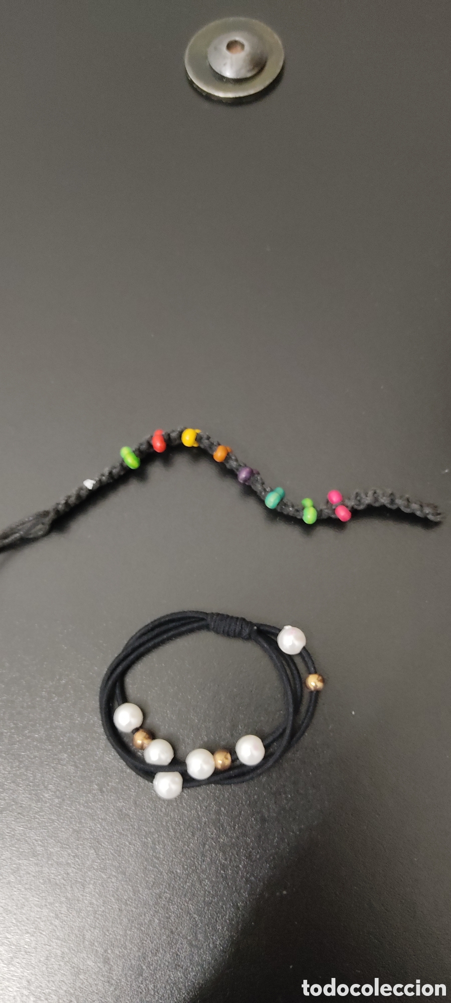 Segunda mano: Set Variado para mujer Pulsera M&aacute;s Coletero Perlas - Foto 15