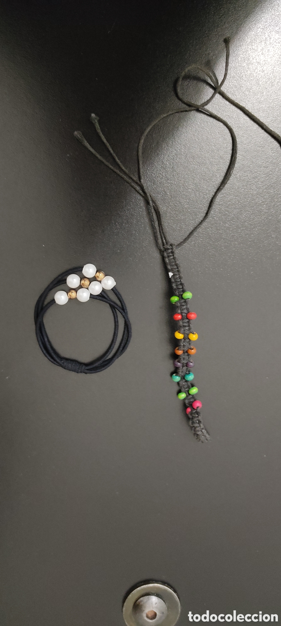 Segunda mano: Set Variado para mujer Pulsera M&aacute;s Coletero Perlas - Foto 20