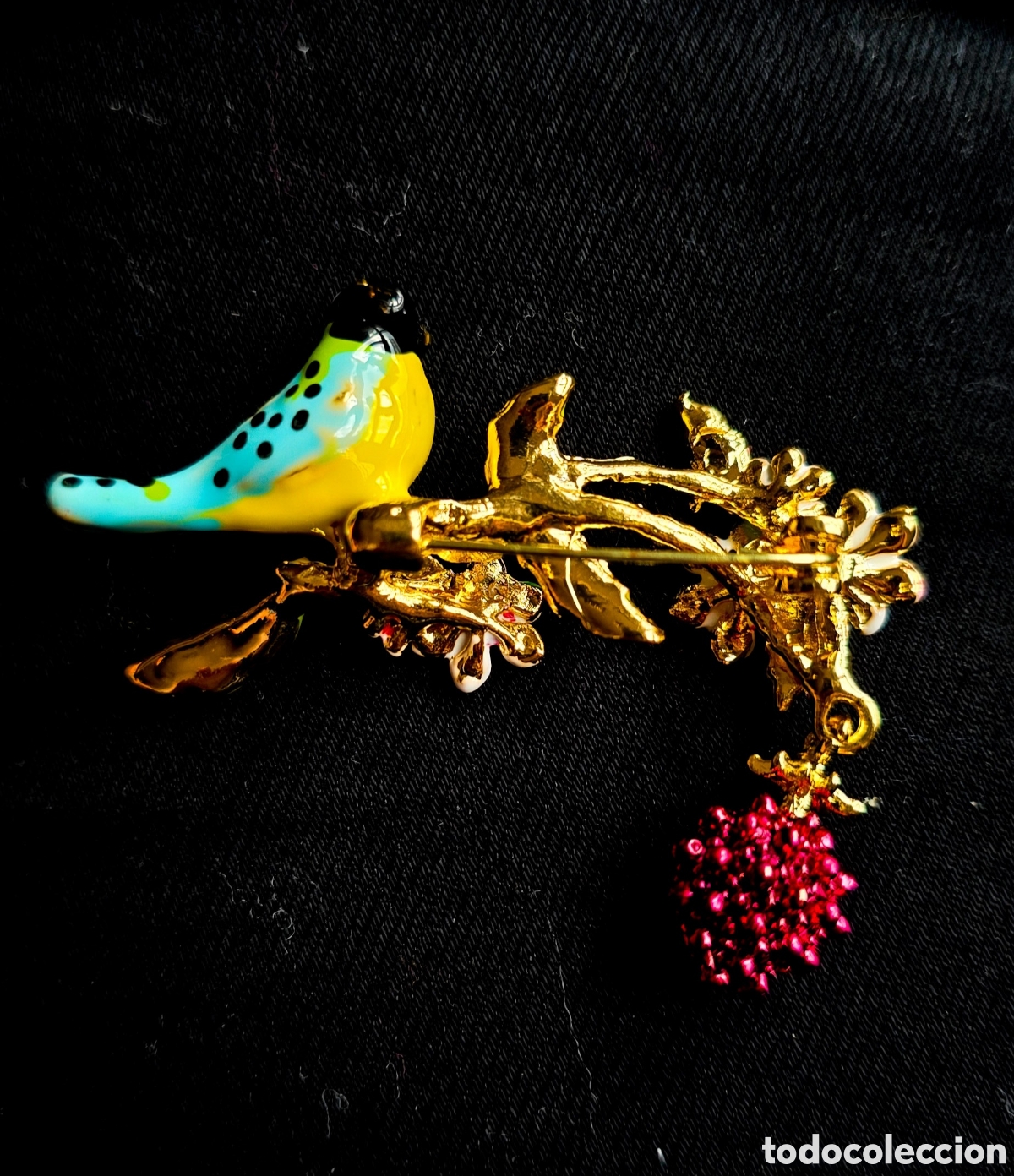 Segunda mano: Broche P&aacute;jaro Esmaltado - Foto 2
