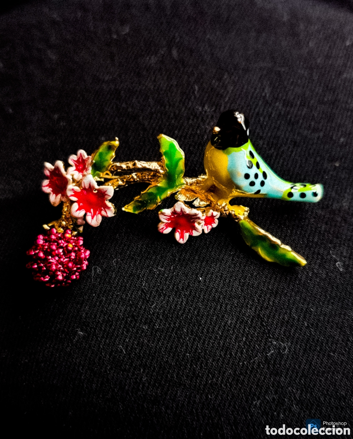 Segunda mano: Broche P&aacute;jaro Esmaltado - Foto 1