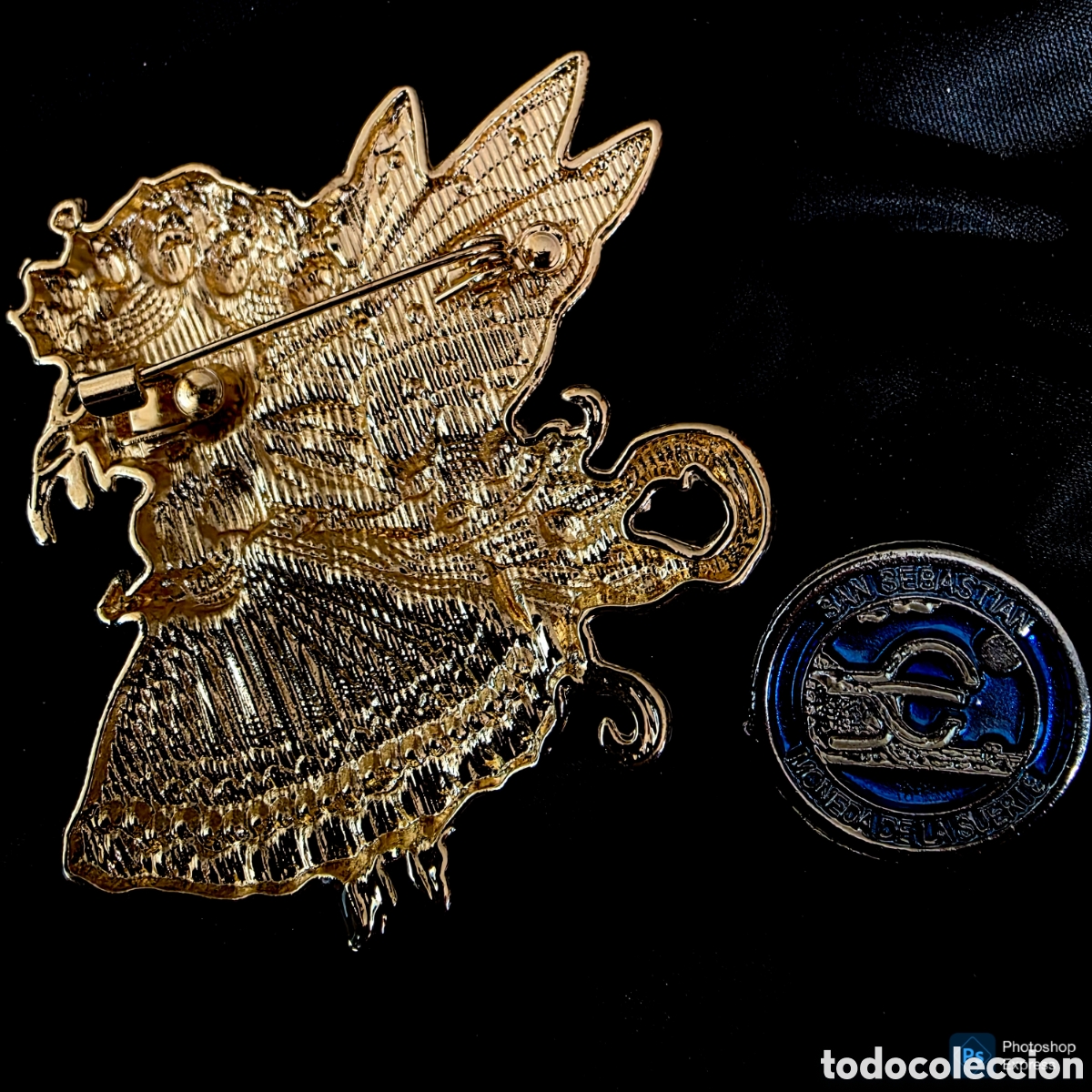 Segunda mano: Broche hada multicolor con pedrer&iacute;a - Foto 2