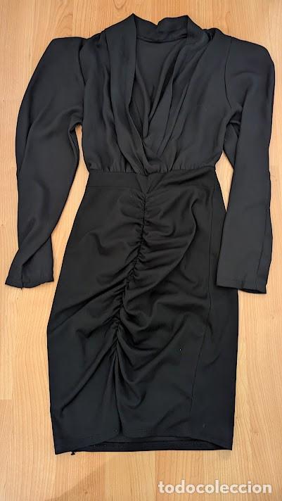 Segunda mano: VESTIDO NEGRO DRAPEADO - Foto 1