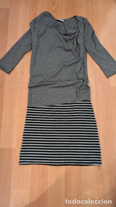 Segunda mano: VESTIDO RAYAS GRISES Y NEGRAS - Foto 1