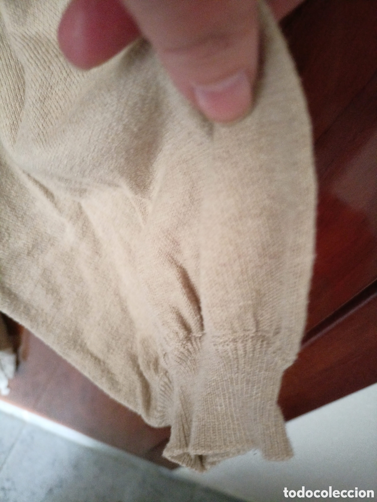 Segunda mano: Jersey beig con encaje. Couchel M - Foto 6