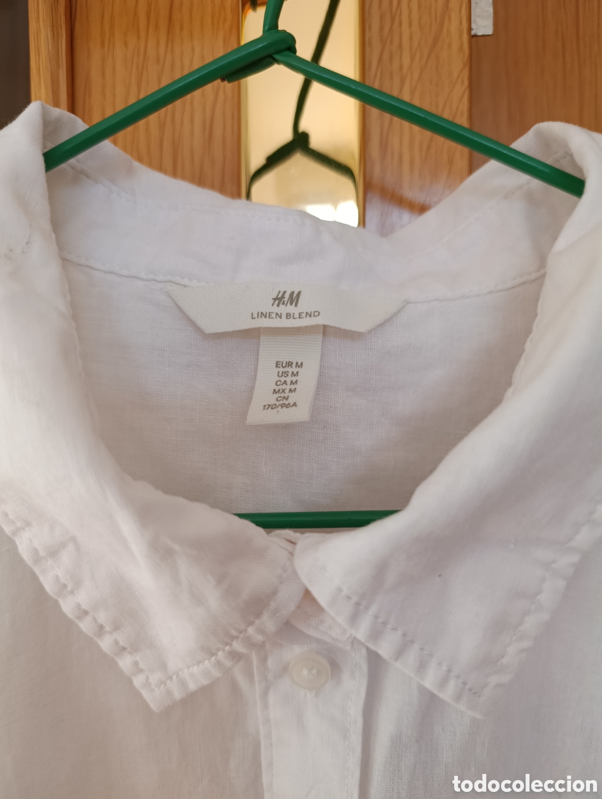 Segunda mano: Blusa camisa blanca hilo - Foto 4