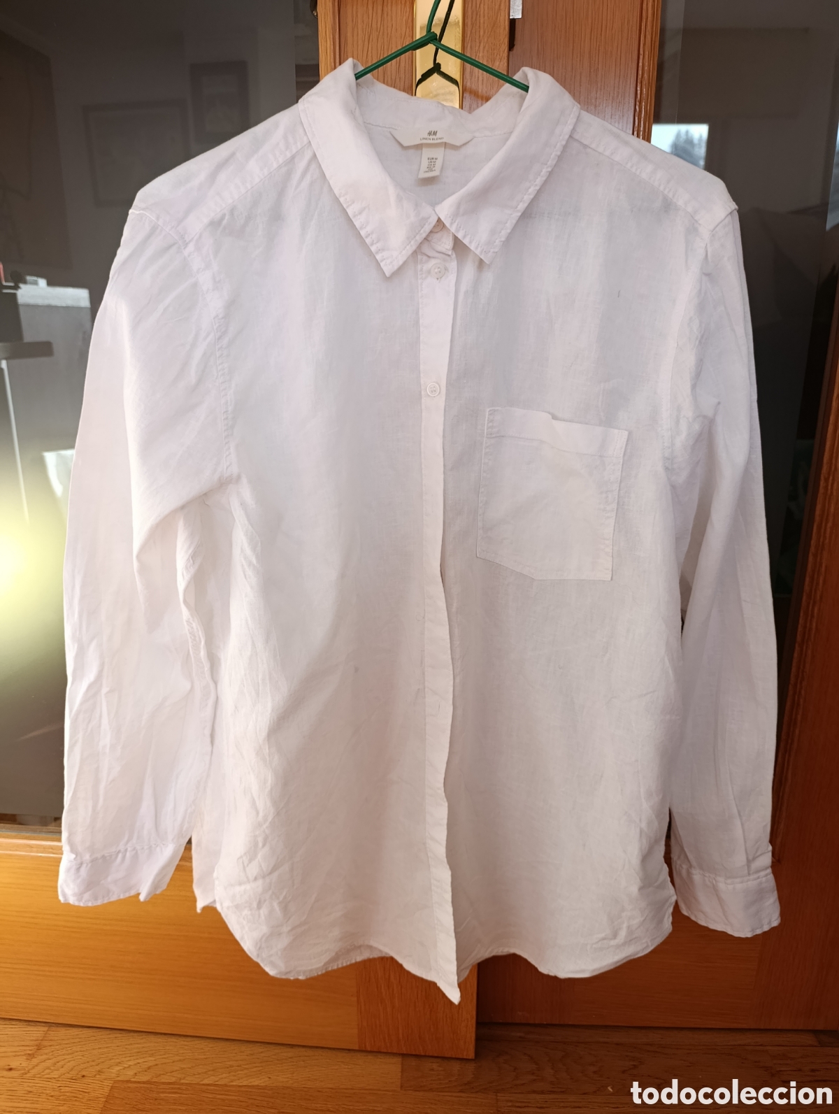 Segunda mano: Blusa camisa blanca hilo - Foto 1