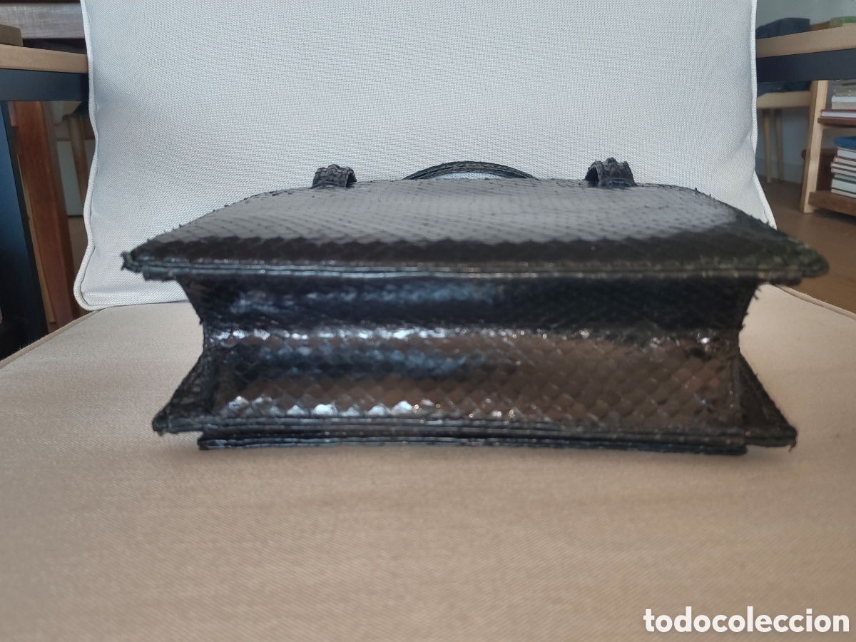 Segunda mano: Bolso de serpiente negro - Foto 4