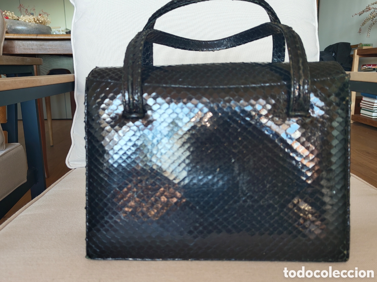 Segunda mano: Bolso de serpiente negro - Foto 5