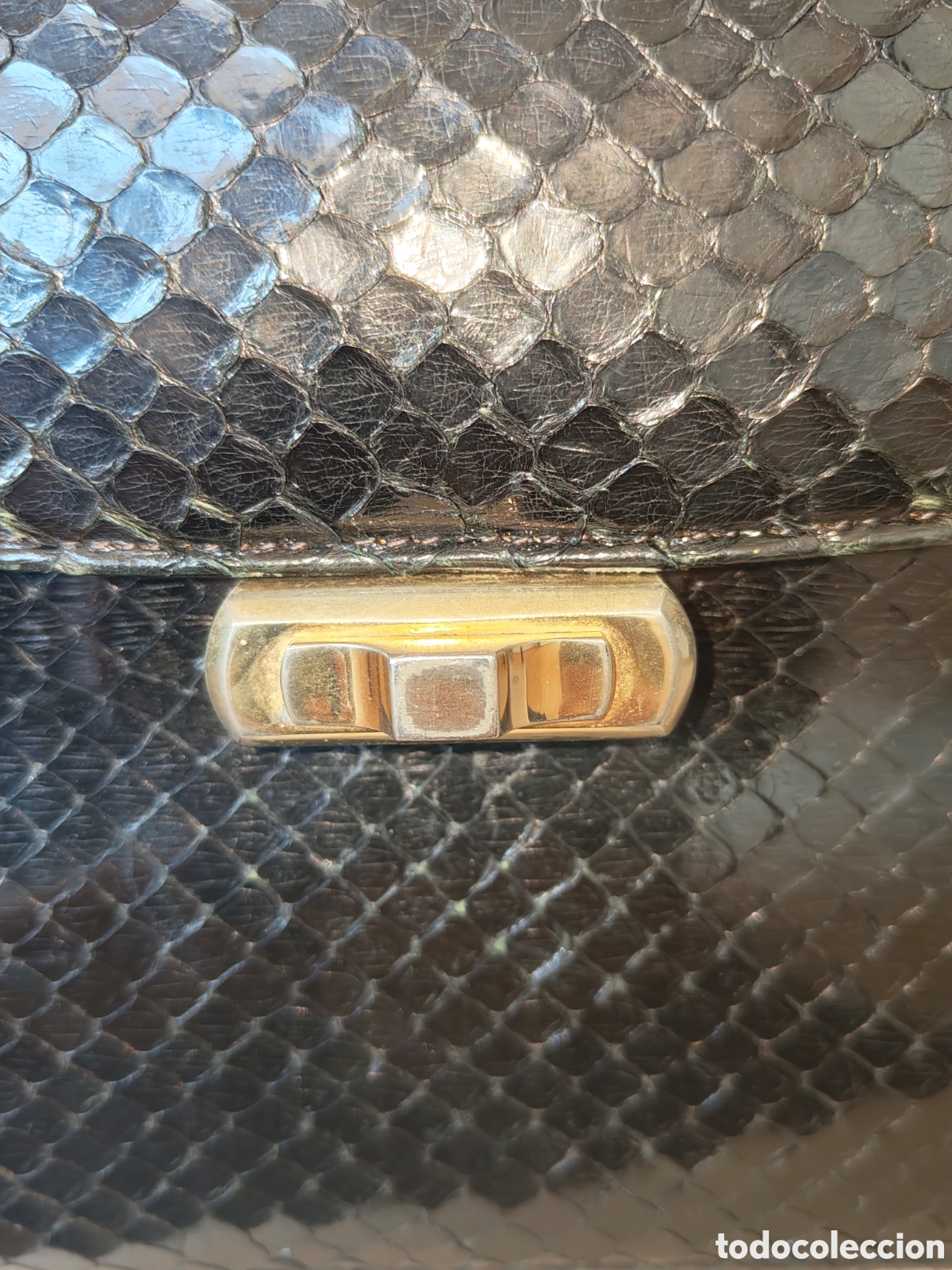 Segunda mano: Bolso de serpiente negro - Foto 6