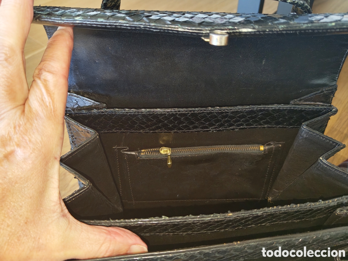 Segunda mano: Bolso de serpiente negro - Foto 7