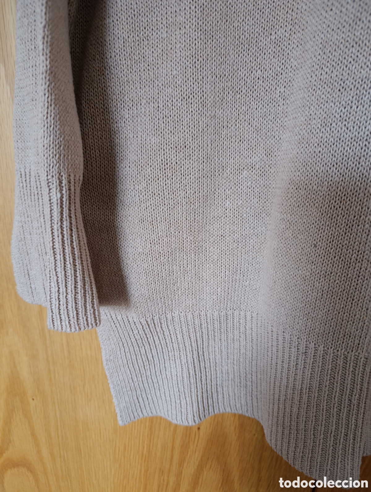 Segunda mano: Jersey de algod&oacute;n beig largo - Foto 2
