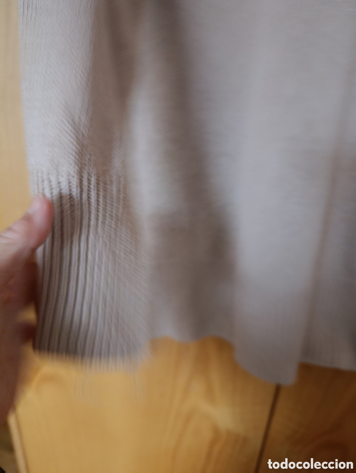 Segunda mano: Jersey de algod&oacute;n beig largo - Foto 3