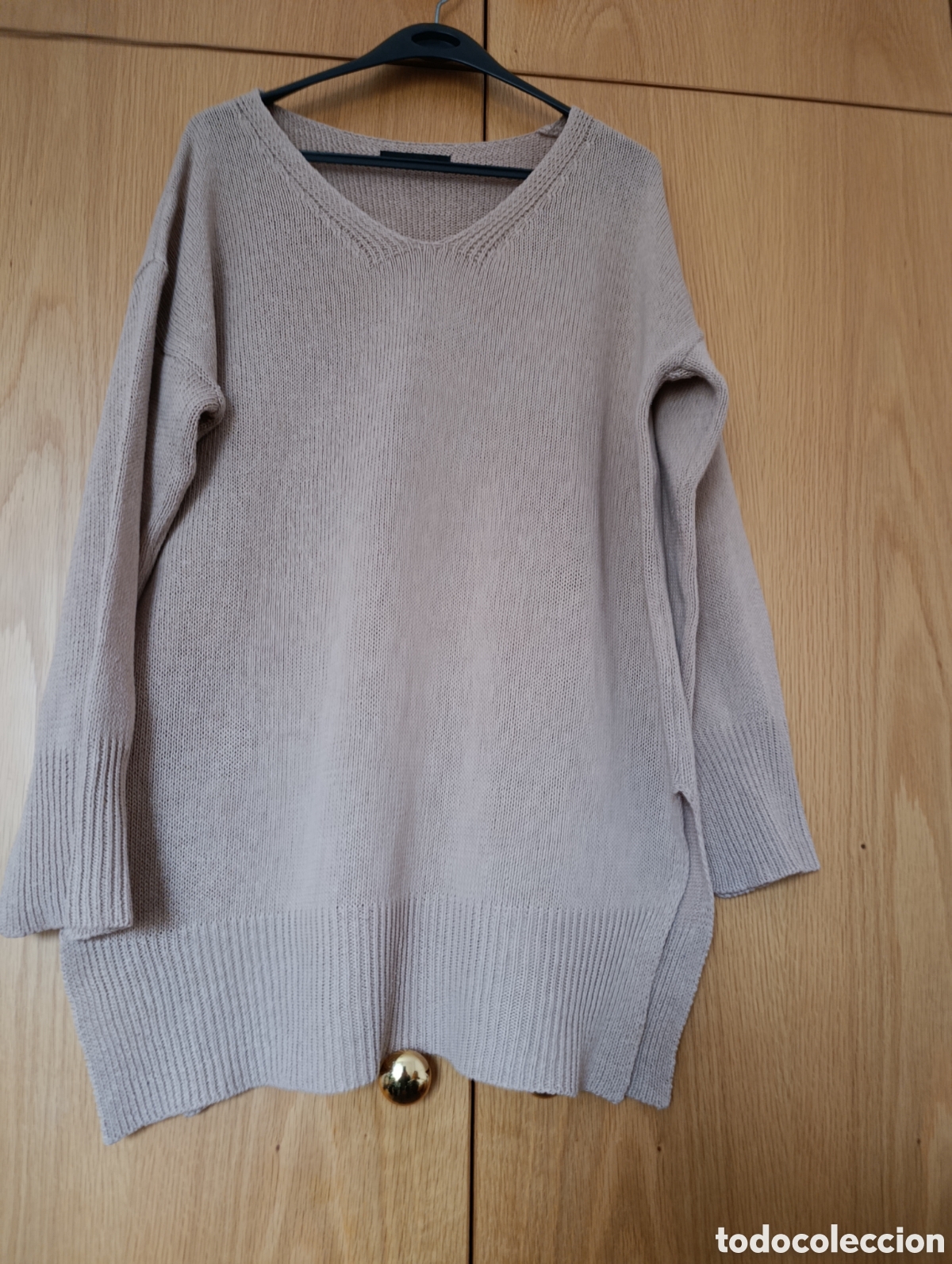Segunda mano: Jersey de algod&oacute;n beig largo - Foto 6