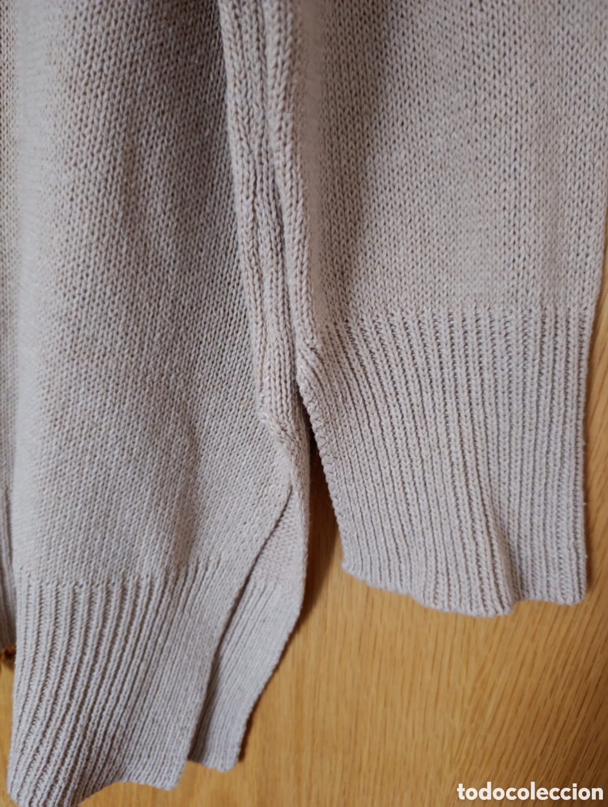 Segunda mano: Jersey de algod&oacute;n beig largo - Foto 7