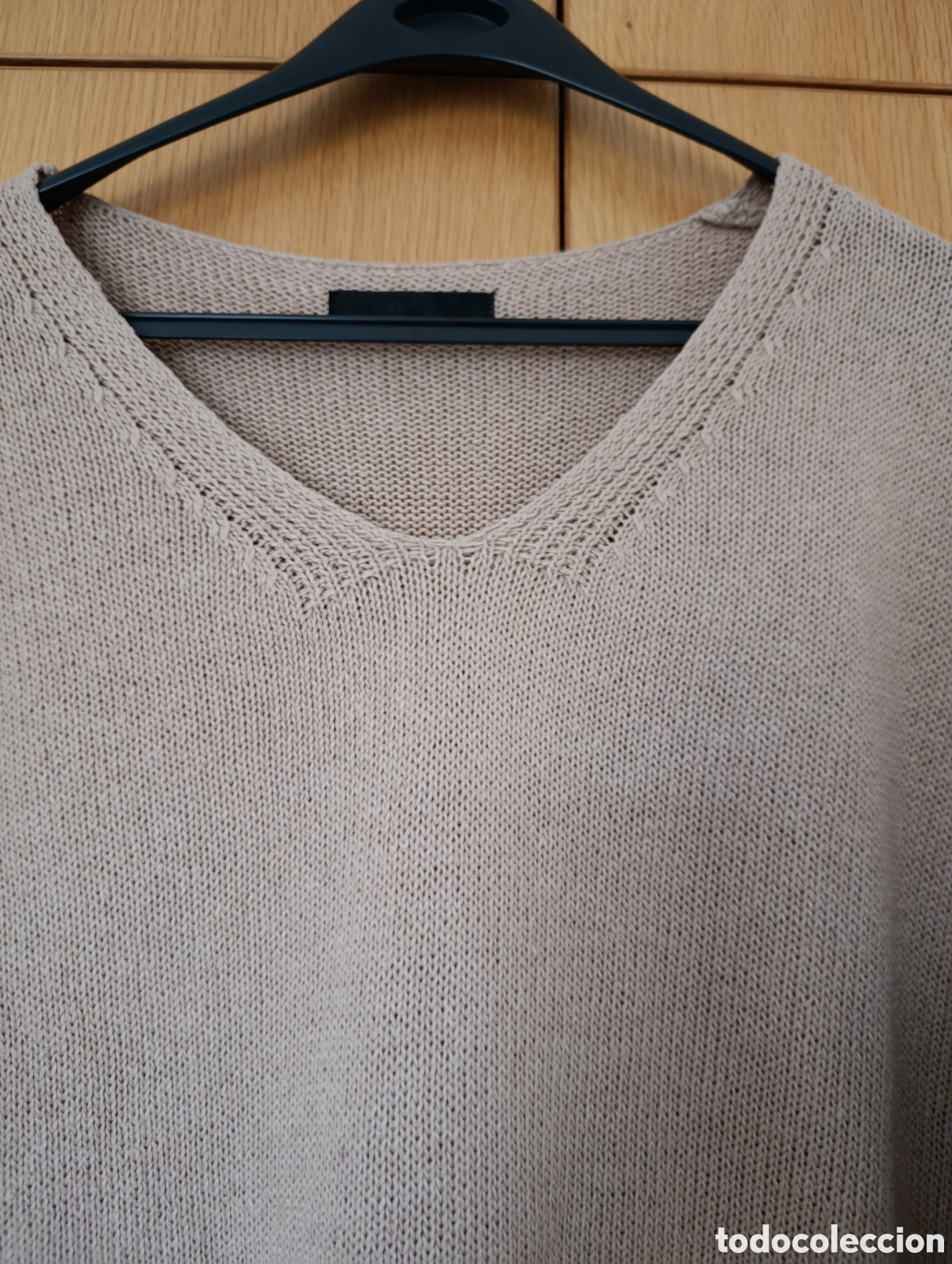 Segunda mano: Jersey de algod&oacute;n beig largo - Foto 1