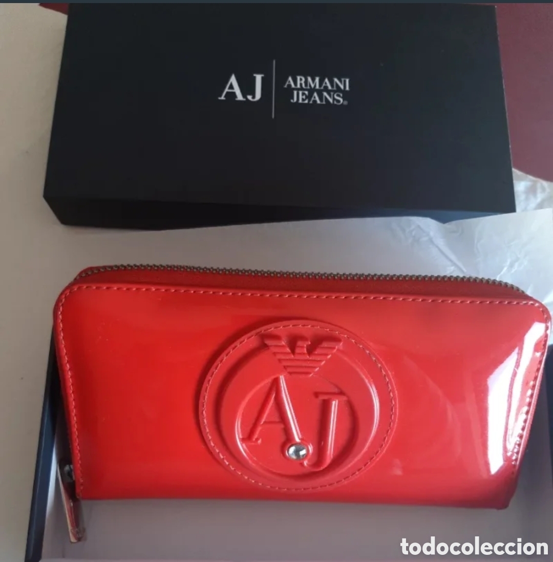 Segunda mano: Cartera, billetero rojo Armani Jeans - Foto 1