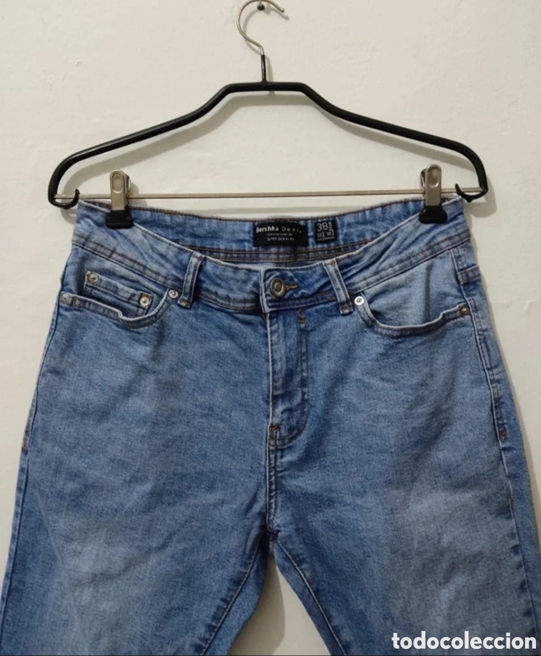 Segunda mano: Vaqueros Pitillo para mujer talla 38 marca Bershka - Foto 8