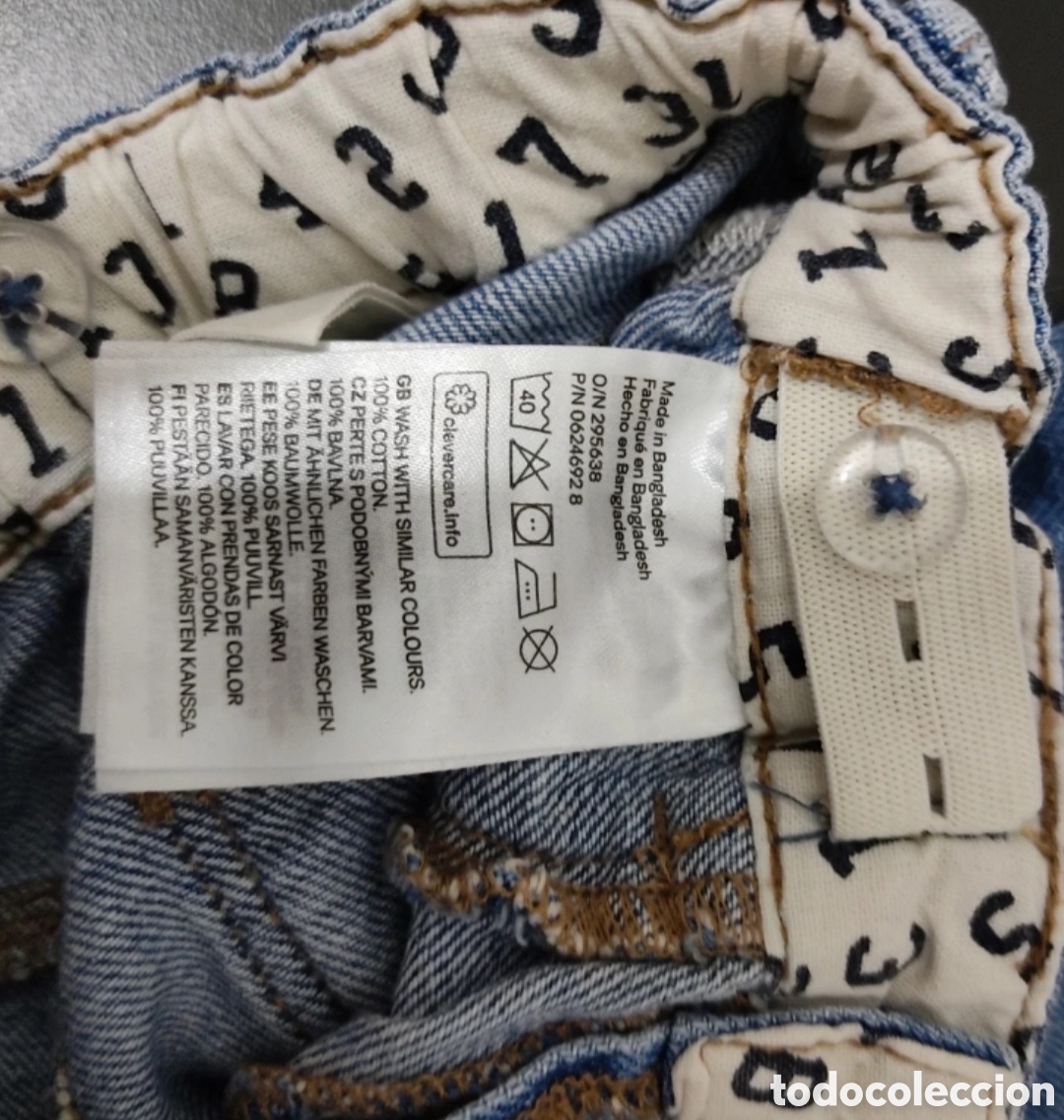 Segunda mano: Vaqueros para Beb&eacute;s de 4-6 meses marca H&M - Foto 6