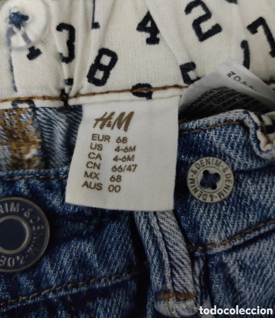 Segunda mano: Vaqueros para Beb&eacute;s de 4-6 meses marca H&M - Foto 11