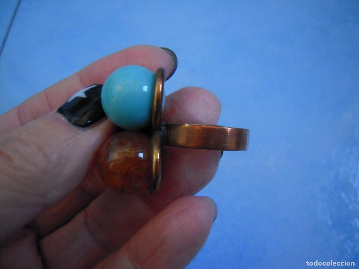 Segunda mano: Anillo tres bolas de colores - Foto 4
