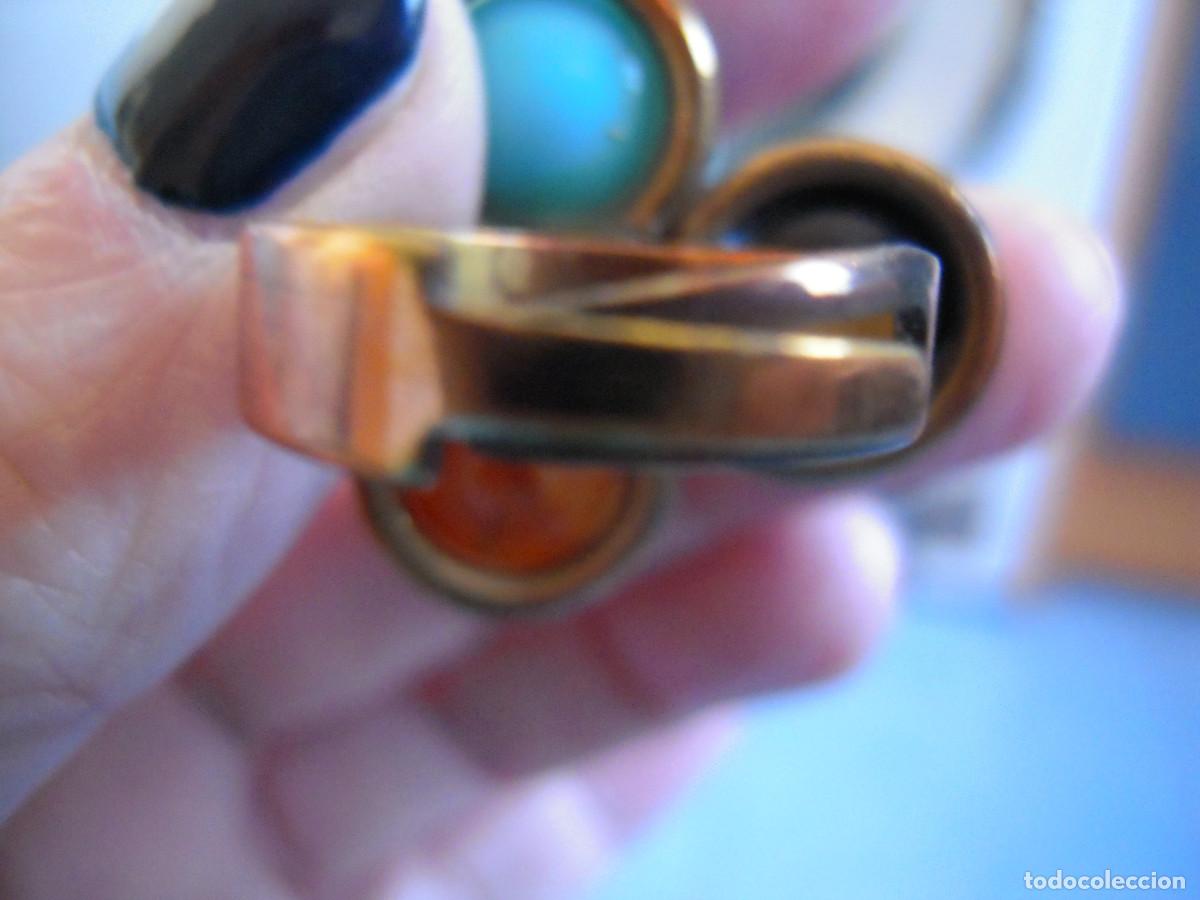 Segunda mano: Anillo tres bolas de colores - Foto 6