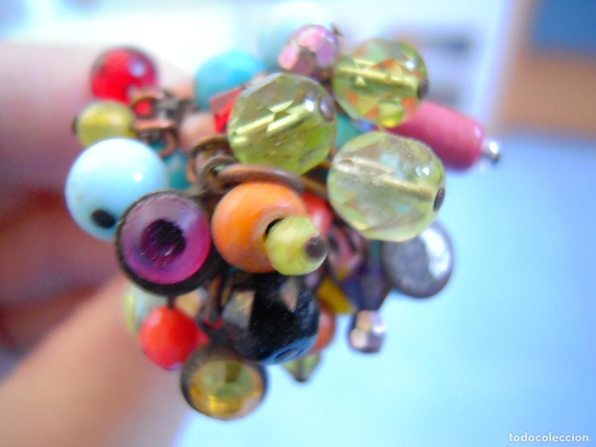 Segunda mano: Anillo blando cuentas multicolor - Foto 6