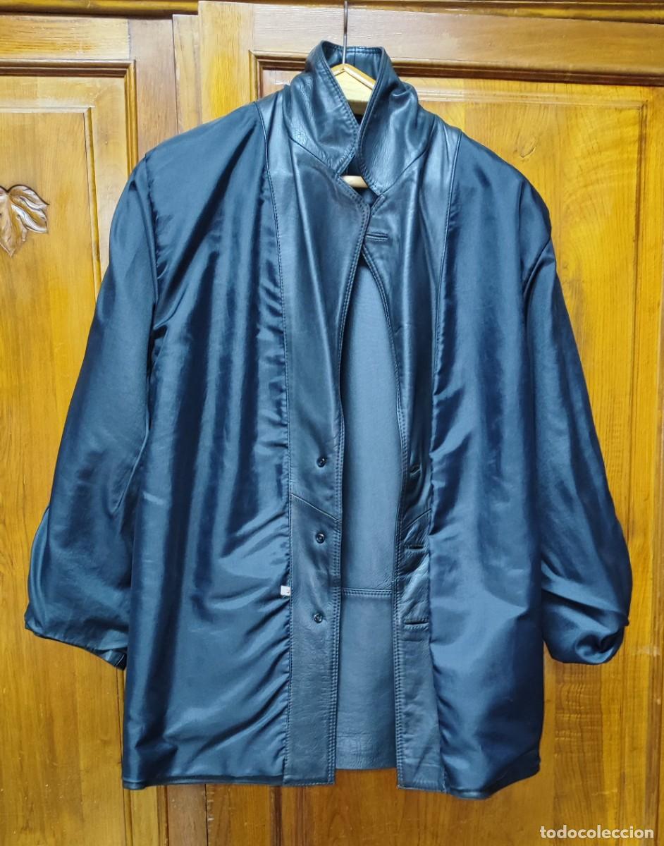 Segunda mano: CHAQUET&Oacute;N DE CUERO HECHO A MEDIDA. - Foto 3