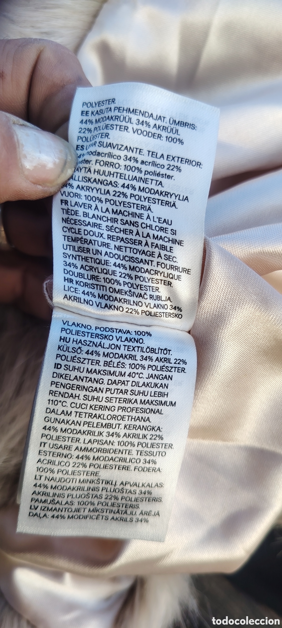 Segunda mano: Abrigo pelo claro 46 - Foto 10