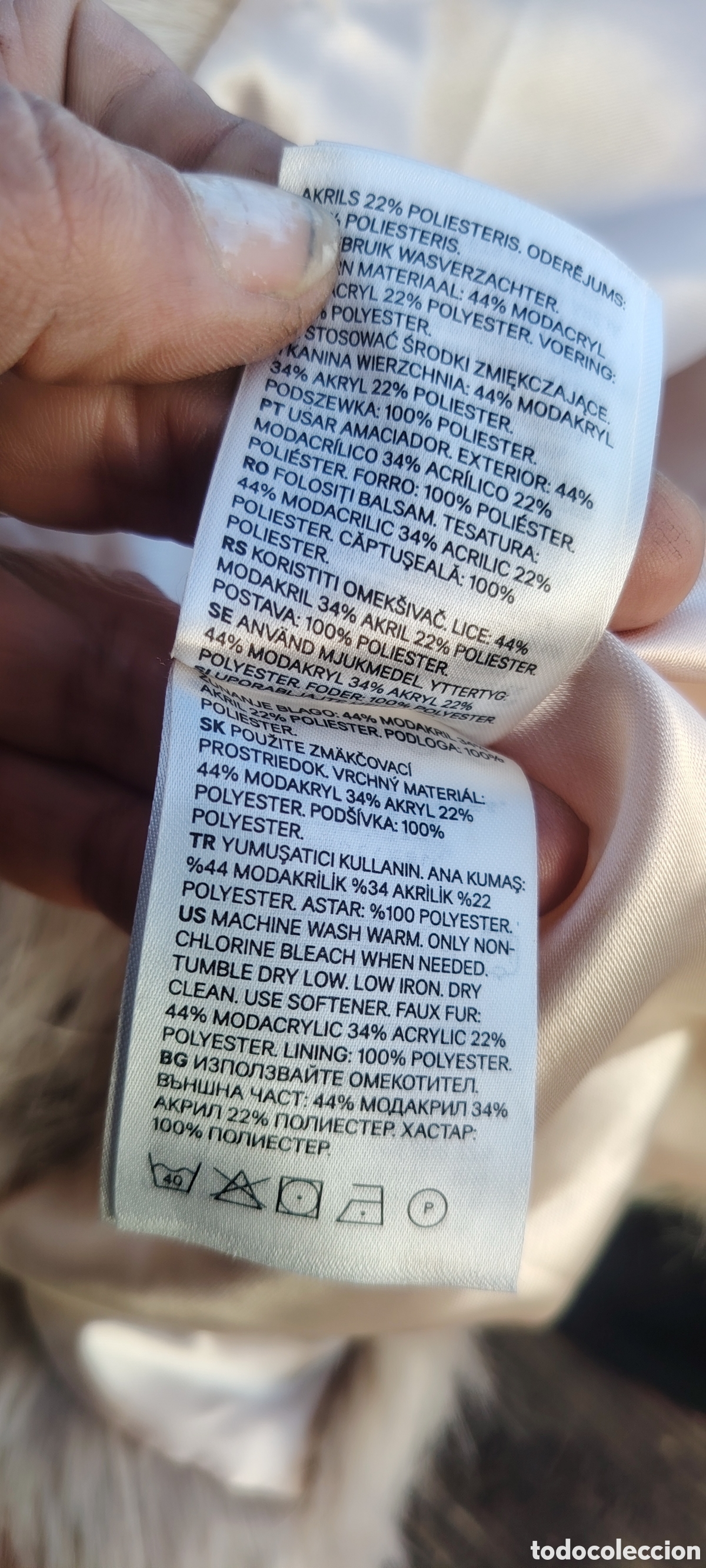 Segunda mano: Abrigo pelo claro 46 - Foto 11