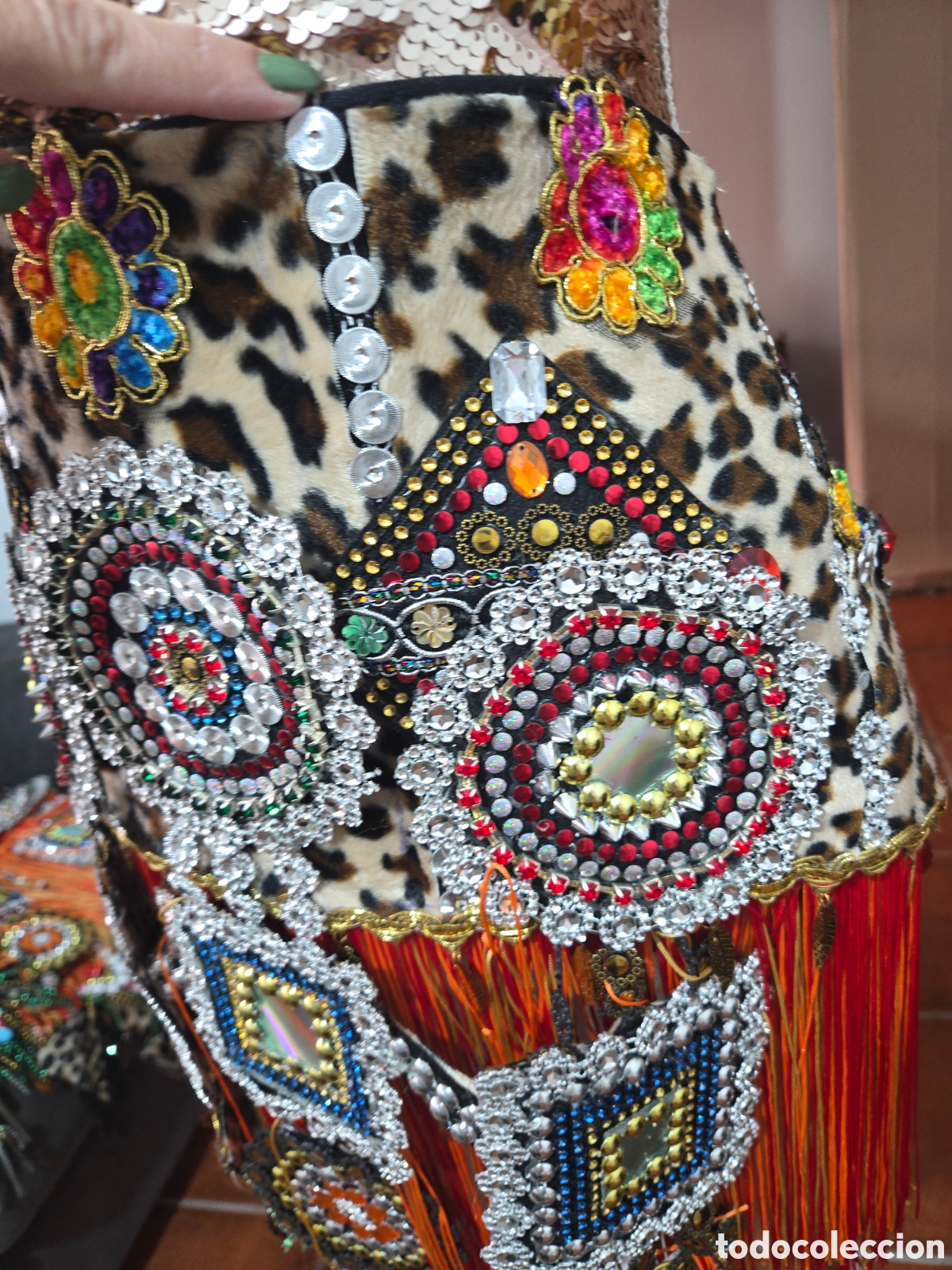 Segunda mano: Falda tribal hecha a mano - Foto 4