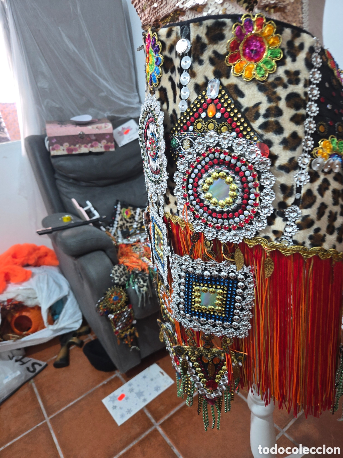 Segunda mano: Falda tribal hecha a mano - Foto 6