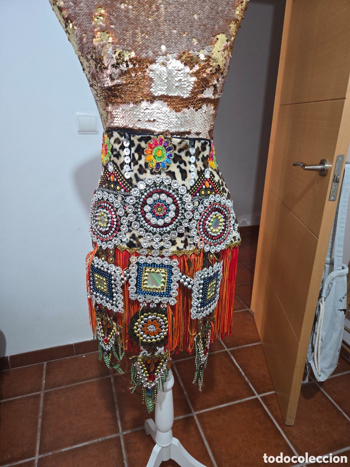 Segunda mano: Falda tribal hecha a mano - Foto 1
