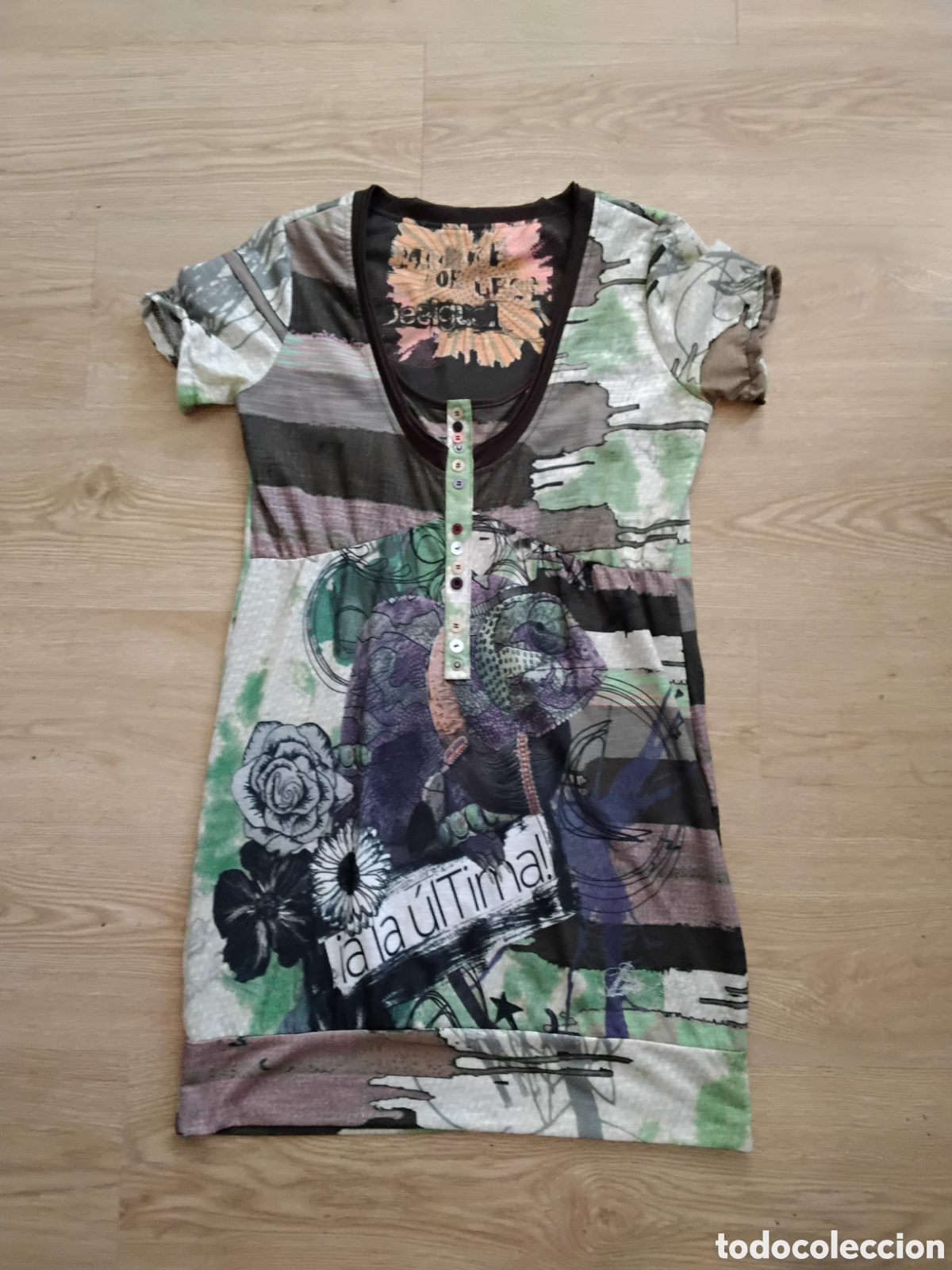 Segunda mano: Vestido Estampado Desigual - Foto 3