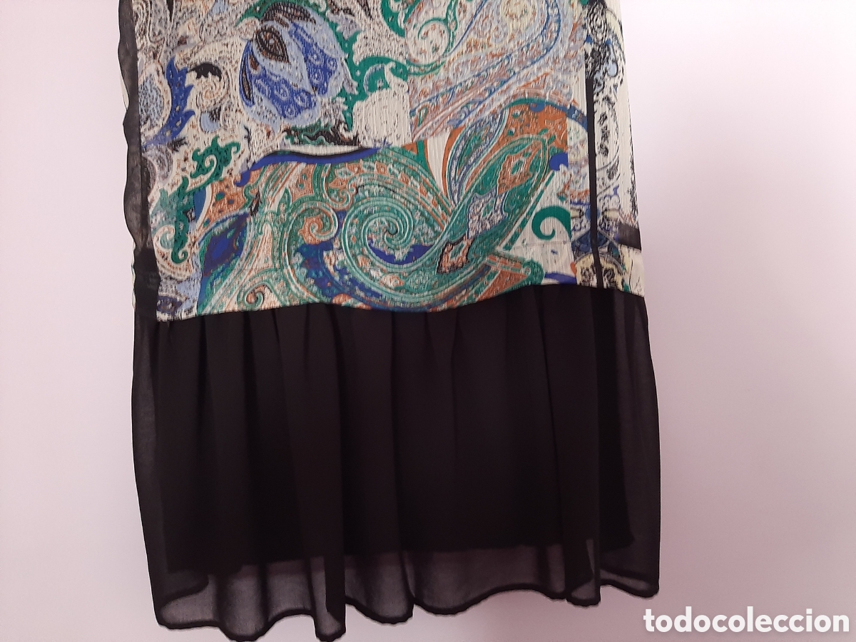 Segunda mano: Vestido de gasa corto estampado 44 - Foto 4