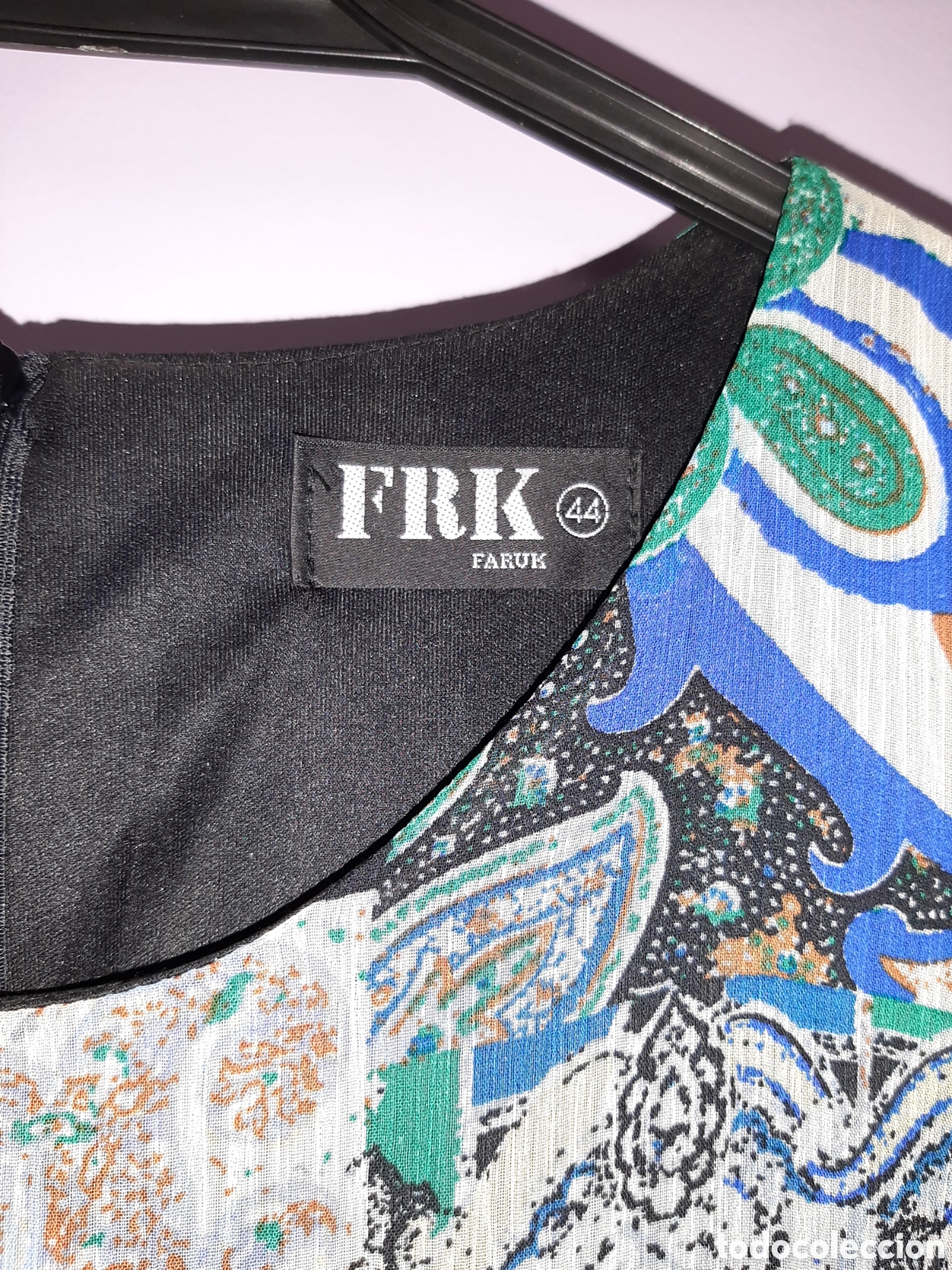 Segunda mano: Vestido de gasa corto estampado 44 - Foto 5