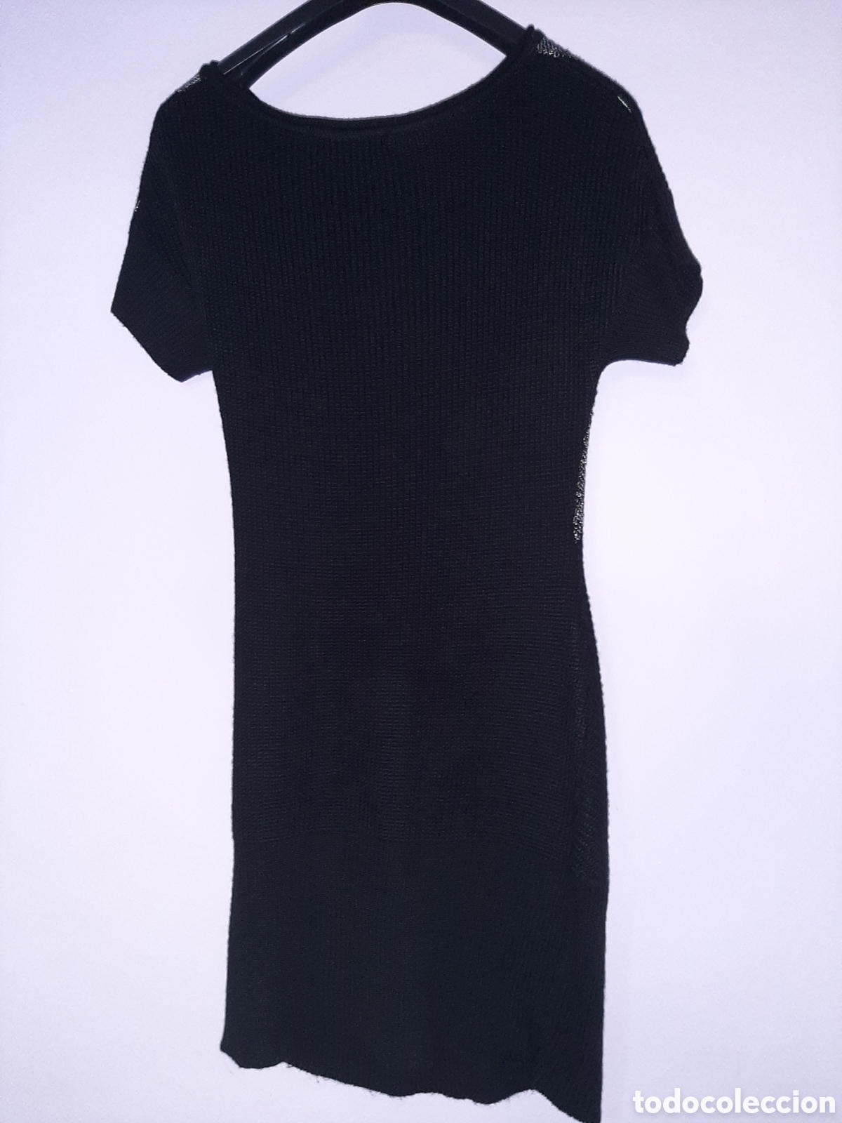 Segunda mano: Vestido de punto negro y gris - Foto 4