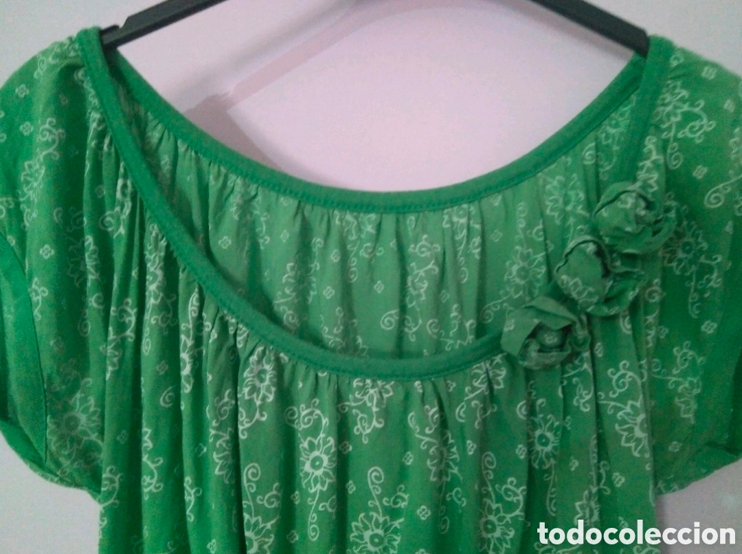 Segunda mano: Blusa manga corta verde - Foto 4