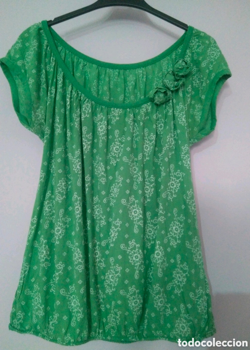 Segunda mano: Blusa manga corta verde - Foto 1