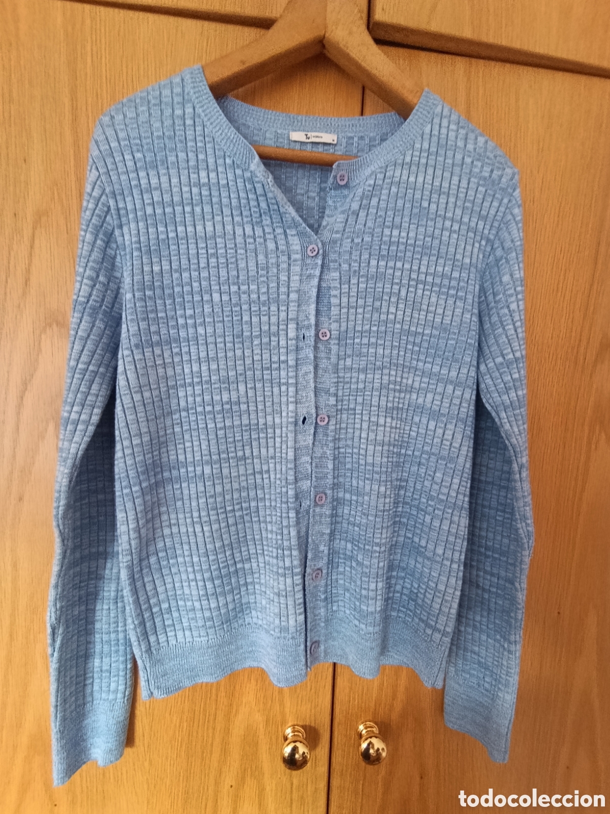 Segunda Mano: Jersey c&aacute;rdigan azul