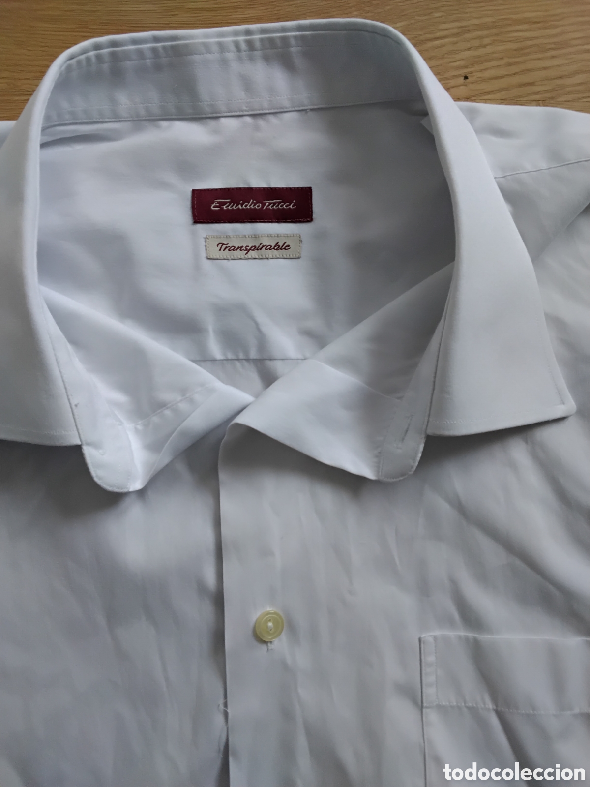 Segunda Mano: Camisa Emidio Tucci blanca lisa